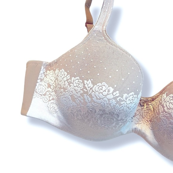 SOMA Bra Stunning Support Balconette Seamless Cups Underwires Like New Beige 38D - Picture 6 of 11